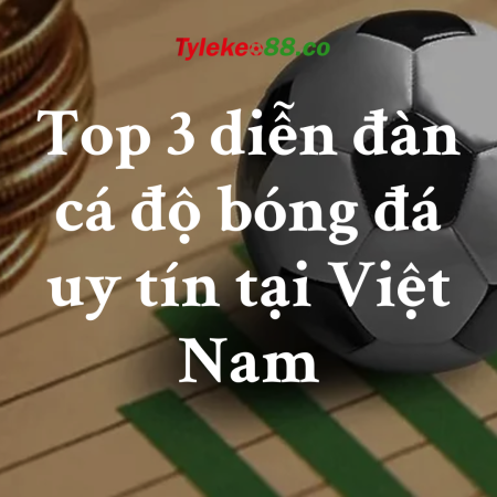 Top 3 diễn đàn cá độ bóng đá uy tín tại Việt Nam