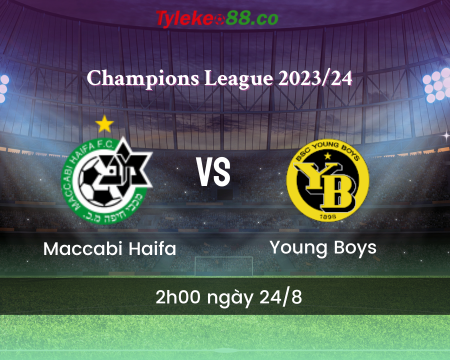 Nhận định Maccabi Haifa vs Young Boys – 2h00 ngày 24/8 – Champion League