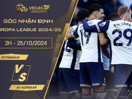 Nhận định Tottenham vs AZ Alkmaar, 2h ngày 25/10 – Europa League